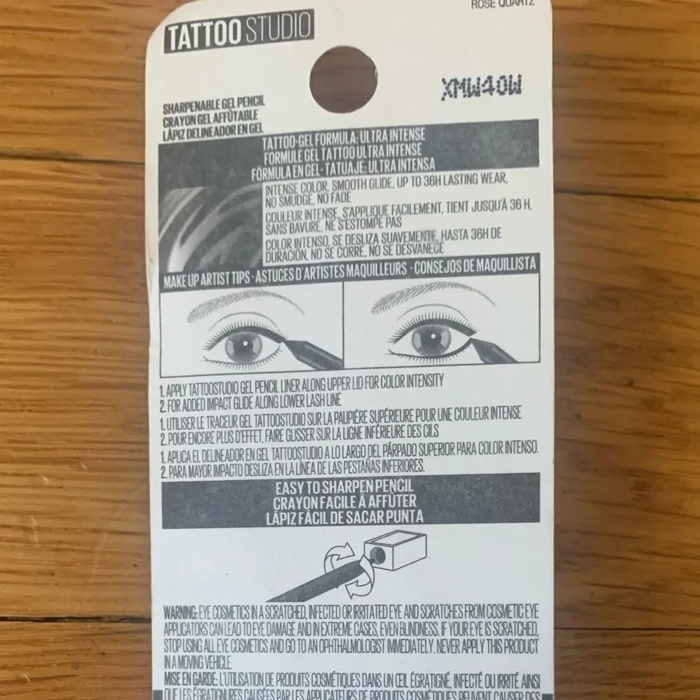 Maybelline Gel Liner Rose Quartz Tattoo Studio